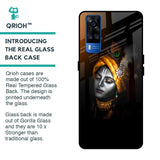 Ombre Krishna Glass Case for Vivo Y51 2020