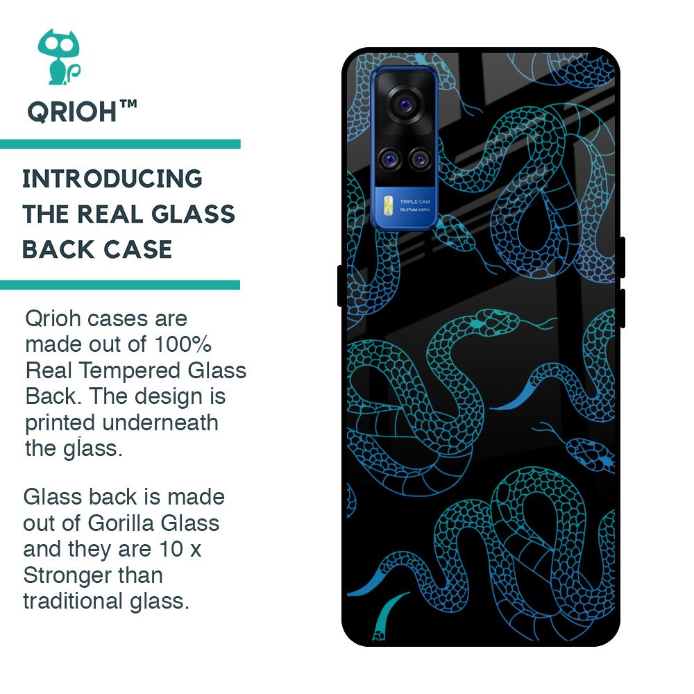 Serpentine Glass Case for Vivo Y51 2020