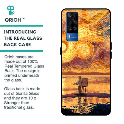 Sunset Vincent Glass Case for Vivo Y51 2020