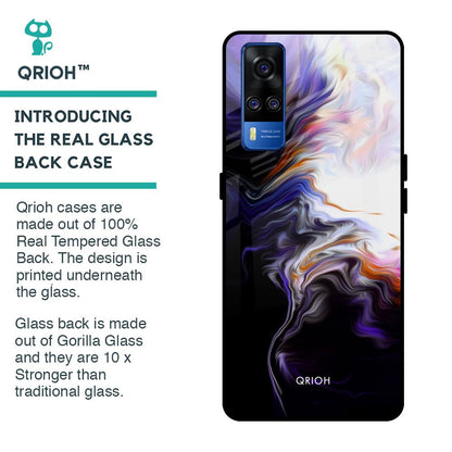 Enigma Smoke Glass Case for Vivo Y51 2020