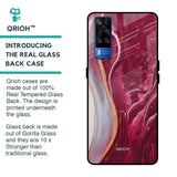 Crimson Ruby Glass Case for Vivo Y51 2020