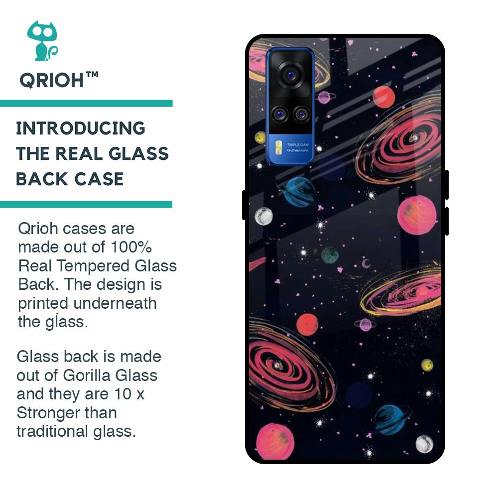 Galaxy In Dream Glass Case For Vivo Y51 2020