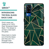 Abstract Green Glass Case For Vivo Y51 2020