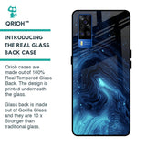 Dazzling Ocean Gradient Glass Case For Vivo Y51 2020