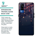 Falling Stars Glass Case For Vivo Y51 2020