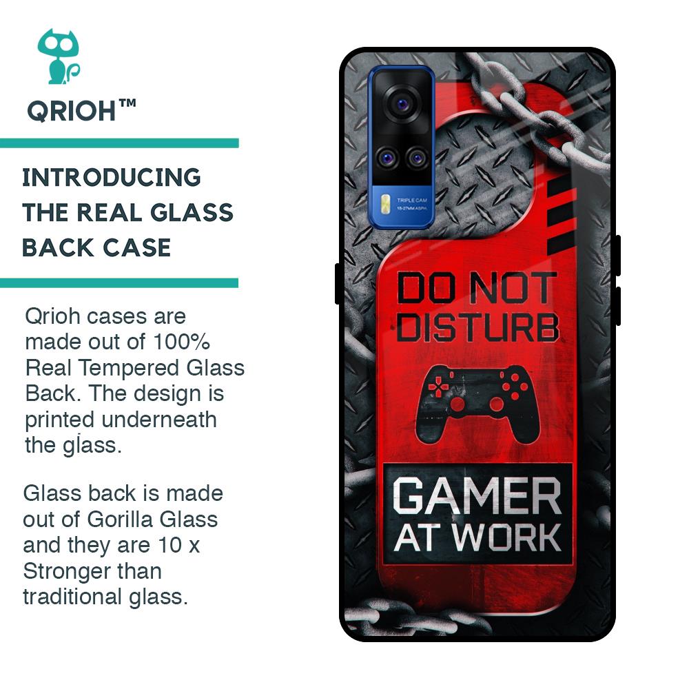 Do No Disturb Glass Case For Vivo Y51 2020