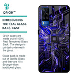 Techno Color Pattern Glass Case For Vivo Y51 2020