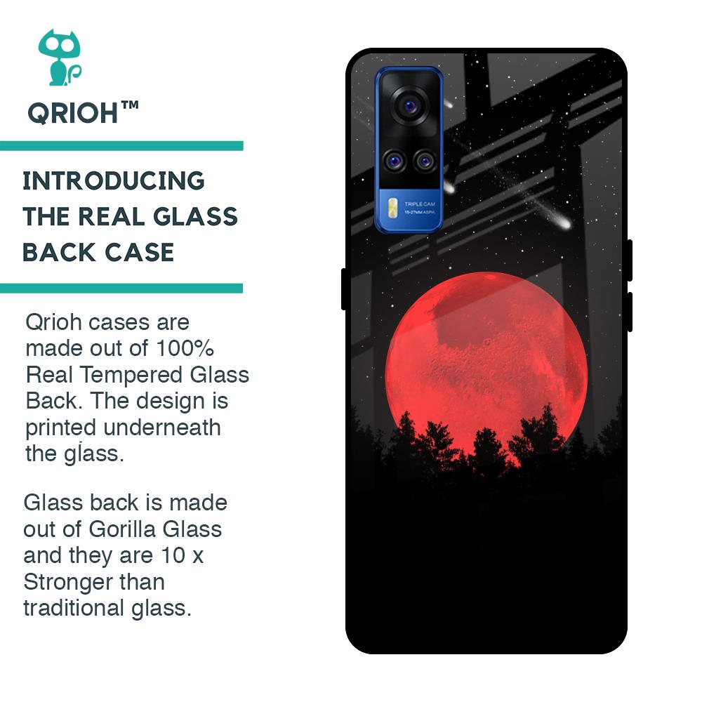 Moonlight Aesthetic Glass Case For Vivo Y51 2020