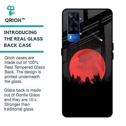Moonlight Aesthetic Glass Case For Vivo Y51 2020