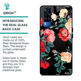 Floral Bunch Glass Case For Vivo Y51 2020