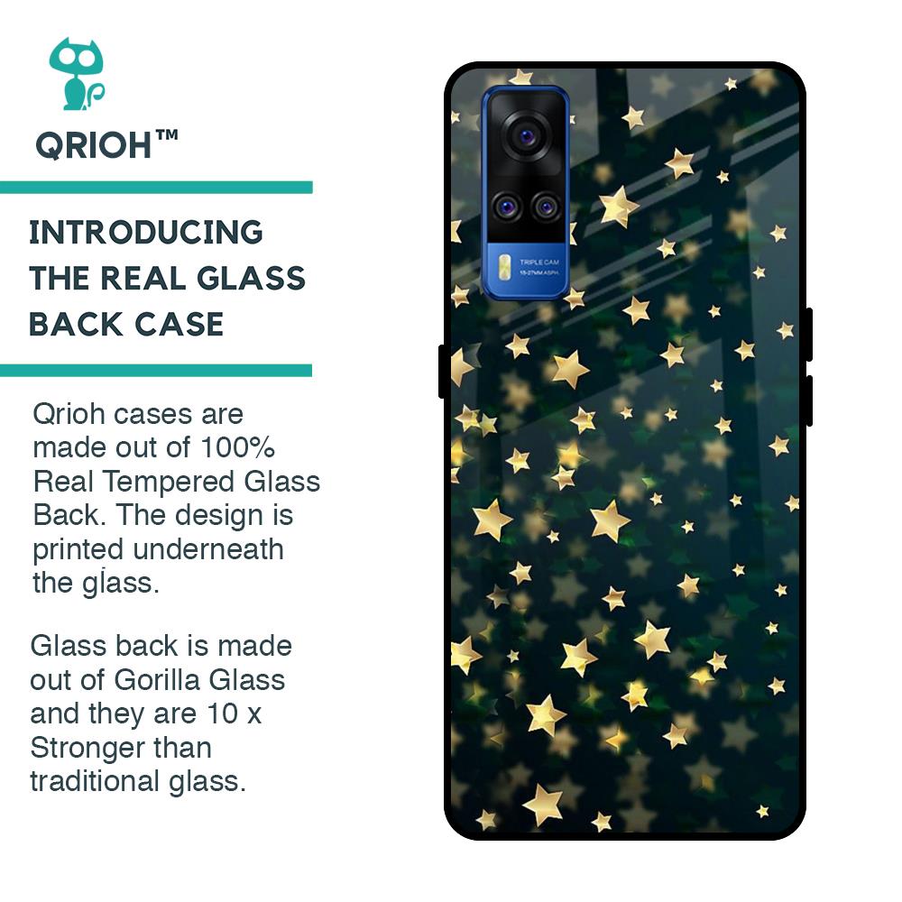 Dazzling Stars Glass Case For Vivo Y51 2020