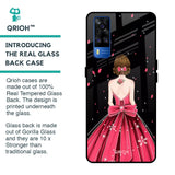 Fashion Princess Glass Case for Vivo Y51 2020