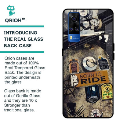 Ride Mode On Glass Case for Vivo Y51 2020