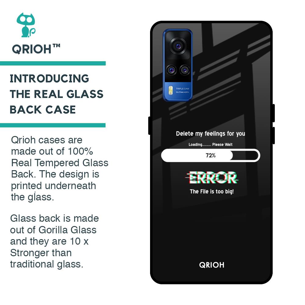 Error Glass Case for Vivo Y51 2020