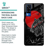 Red Moon Tiger Glass Case for Vivo Y51 2020