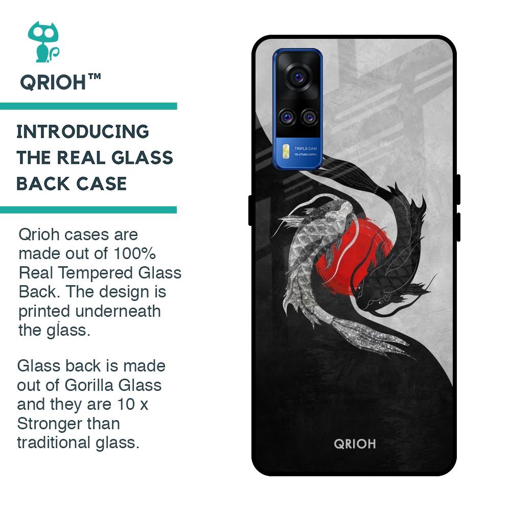 Japanese Art Glass Case for Vivo Y51 2020