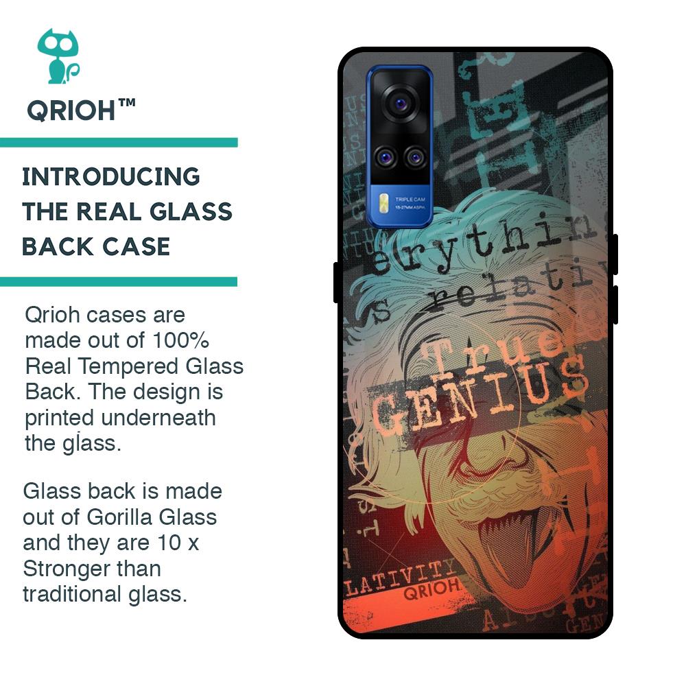 True Genius Glass Case for Vivo Y51 2020