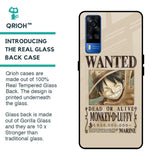 Luffy Wanted Glass Case for Vivo Y51 2020