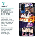 Anime Eyes Glass Case for Vivo Y51 2020