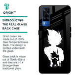 Monochrome Goku Glass Case for Vivo Y51 2020