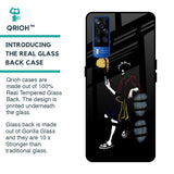 Luffy Line Art Glass Case for Vivo Y51 2020