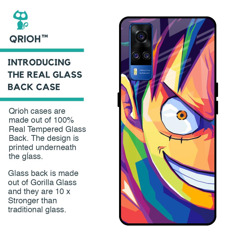 Monkey Wpap Pop Art Glass Case for Vivo Y51 2020