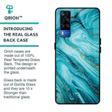 Ocean Marble Glass Case for Vivo Y51 2020