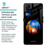 Yin Yang Balance Glass Case for Vivo Y51 2020