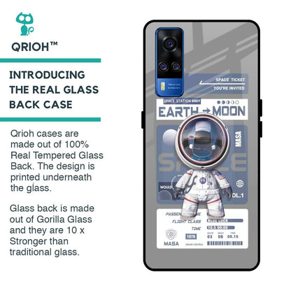 Space Flight Pass Glass Case for Vivo Y51 2020