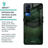 Green Leather Glass Case for Vivo Y51 2020