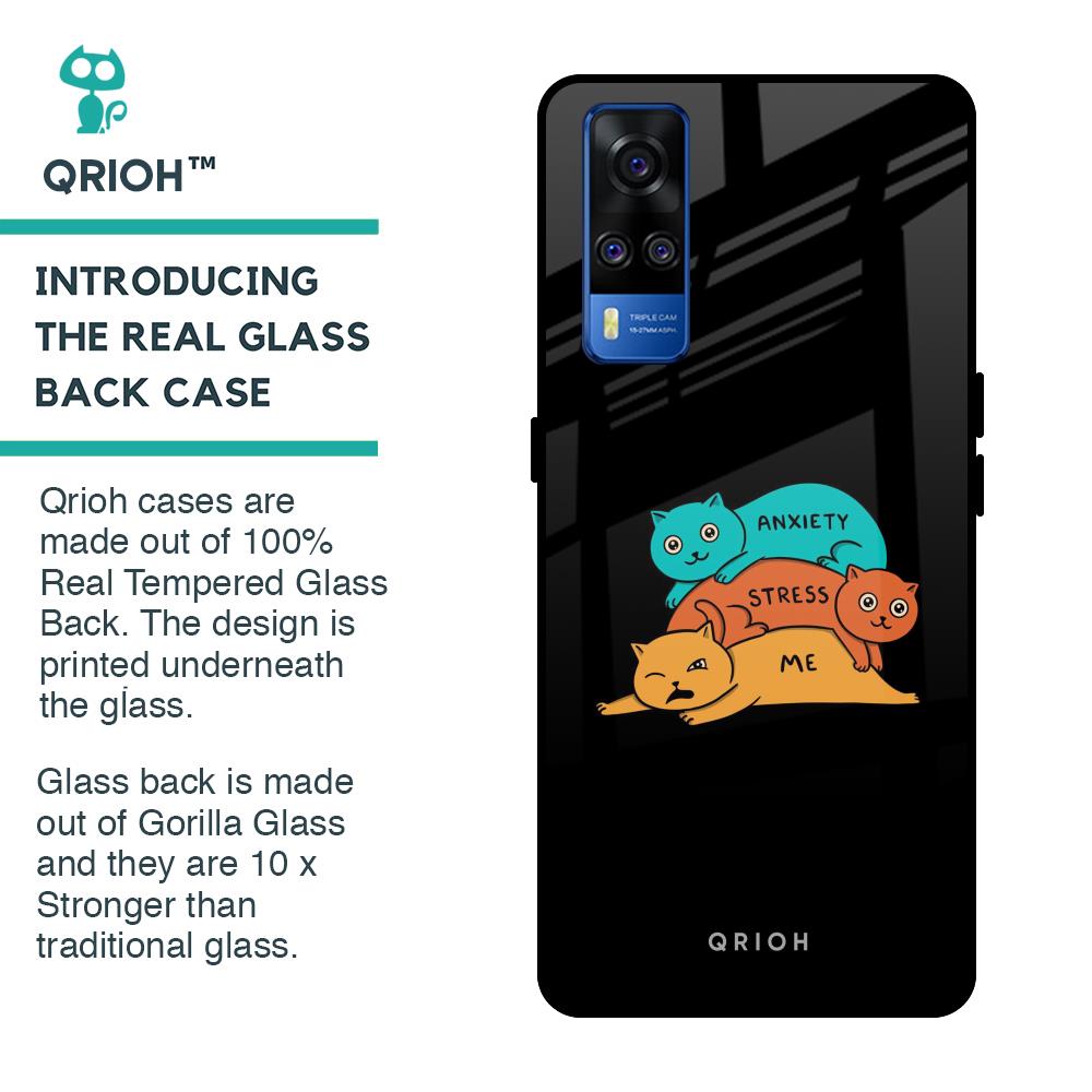 Anxiety Stress Glass Case for Vivo Y51 2020