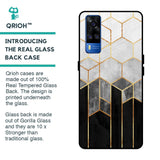 Tricolor Pattern Glass Case for Vivo Y51 2020