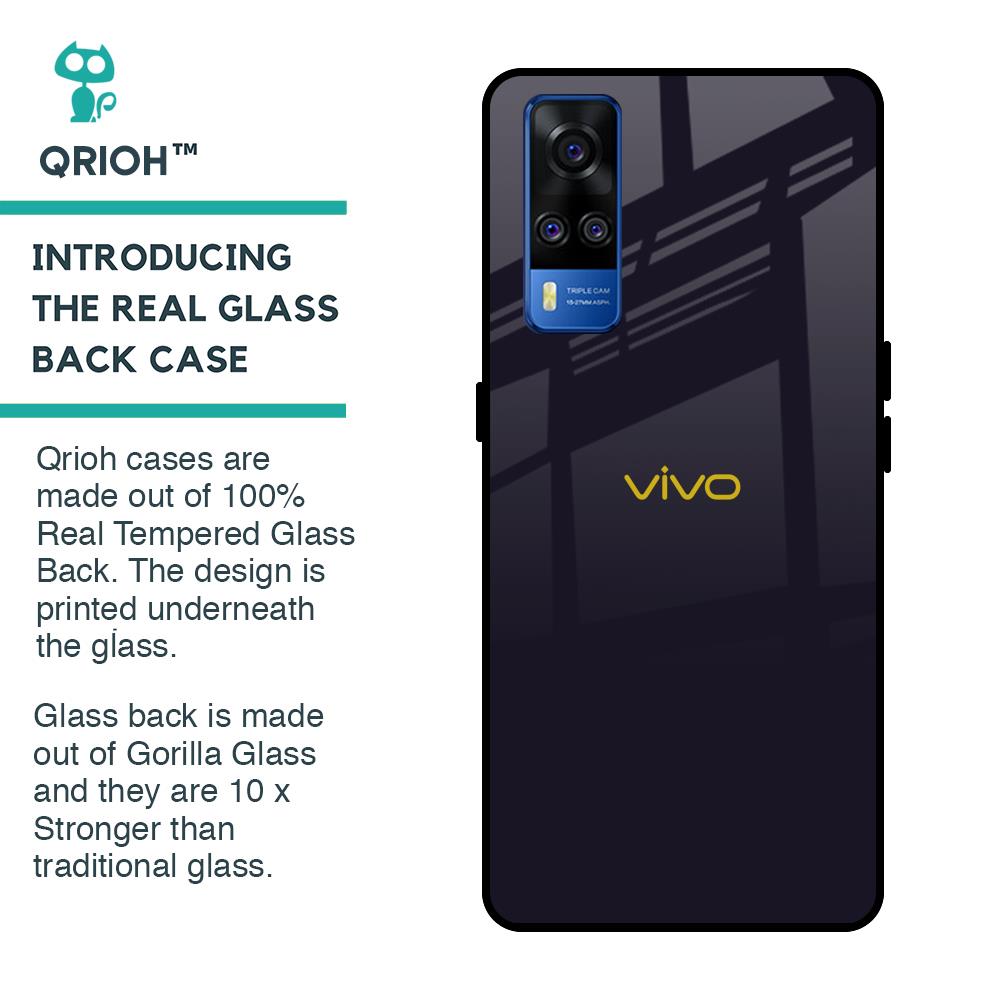 Deadlock Black Glass Case For Vivo Y51 2020