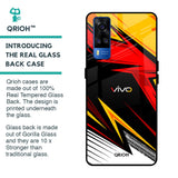 Race Jersey Pattern Glass Case For Vivo Y51 2020