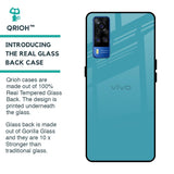 Oceanic Turquiose Glass Case for Vivo Y51 2020