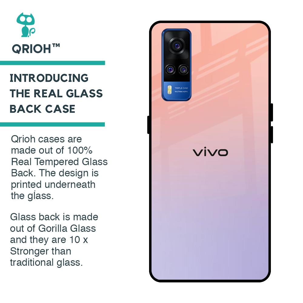 Dawn Gradient Glass Case for Vivo Y51 2020