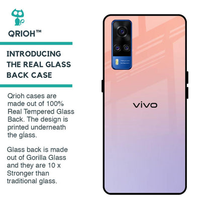 Dawn Gradient Glass Case for Vivo Y51 2020