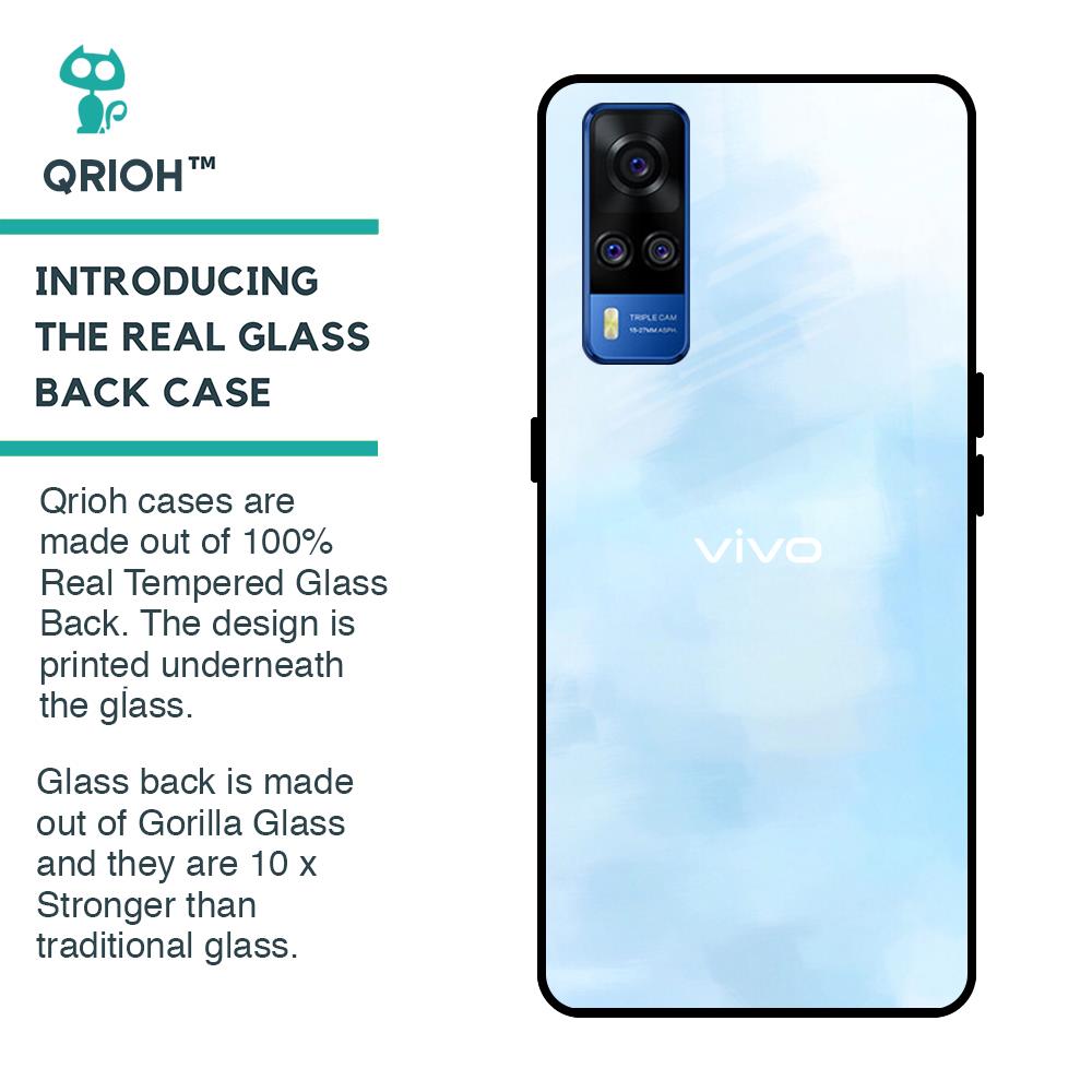 Bright Sky Glass Case for Vivo Y51 2020