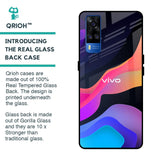 Colorful Fluid Glass Case for Vivo Y51 2020