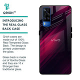 Razor Black Glass Case for Vivo Y51 2020