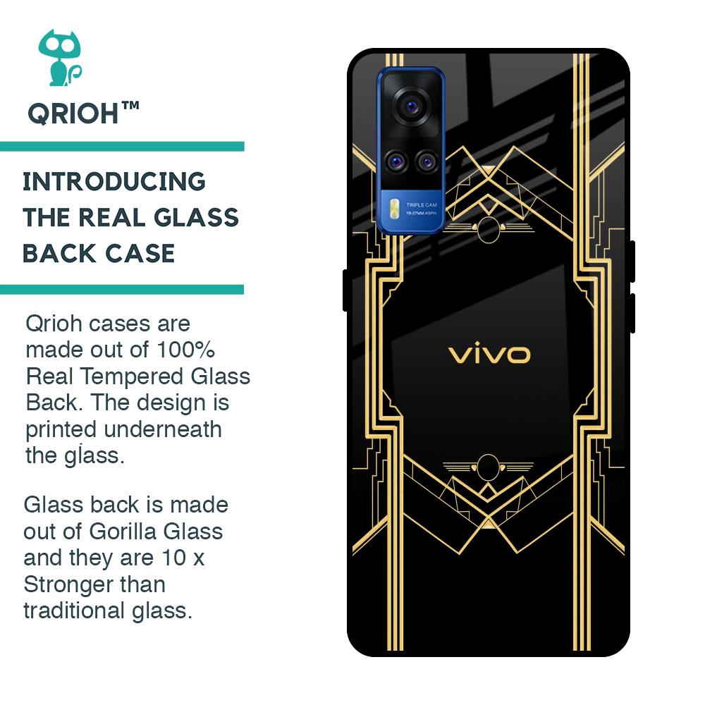 Sacred Logo Glass Case for Vivo Y51 2020