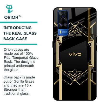 Sacred Logo Glass Case for Vivo Y51 2020