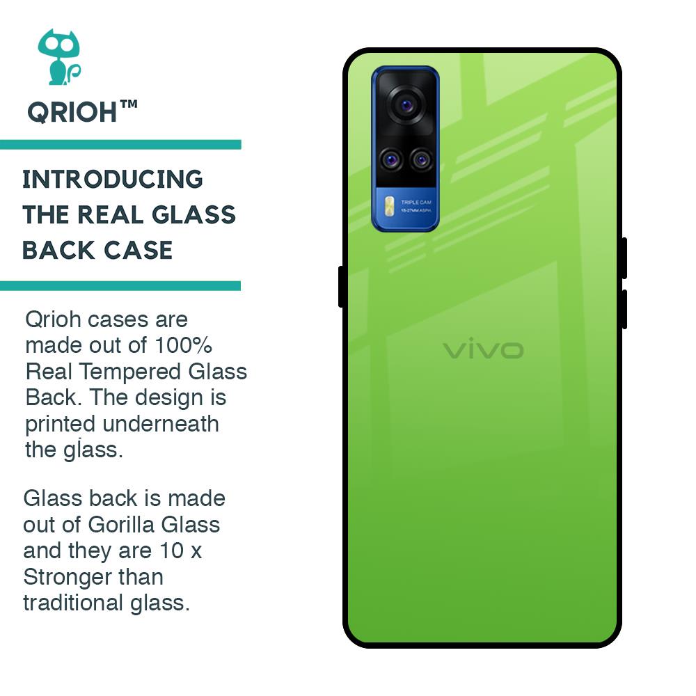 Paradise Green Glass Case For Vivo Y51 2020