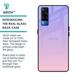 Lavender Gradient Glass Case for Vivo Y51 2020
