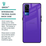 Amethyst Purple Glass Case for Vivo Y51 2020