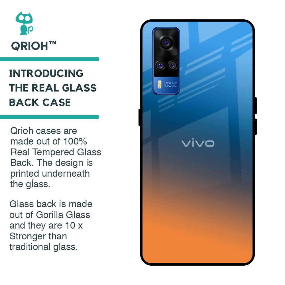 Sunset Of Ocean Glass Case for Vivo Y51 2020
