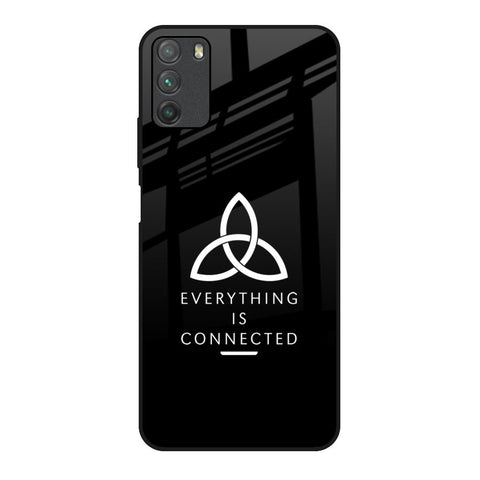 Everything Is Connected Poco M3 Glass Back Cover Online