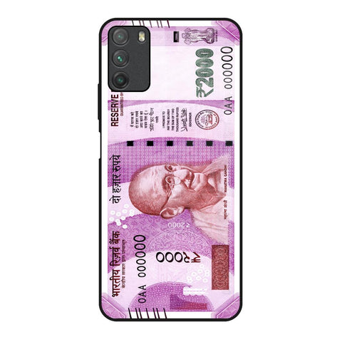 Stock Out Currency Poco M3 Glass Back Cover Online