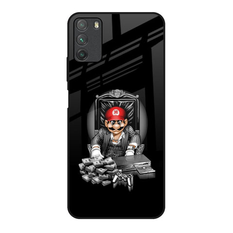 Dark Secret Poco M3 Glass Back Cover Online