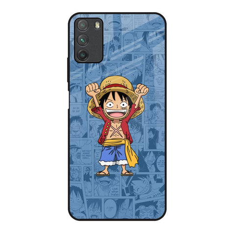 Chubby Anime Poco M3 Glass Back Cover Online
